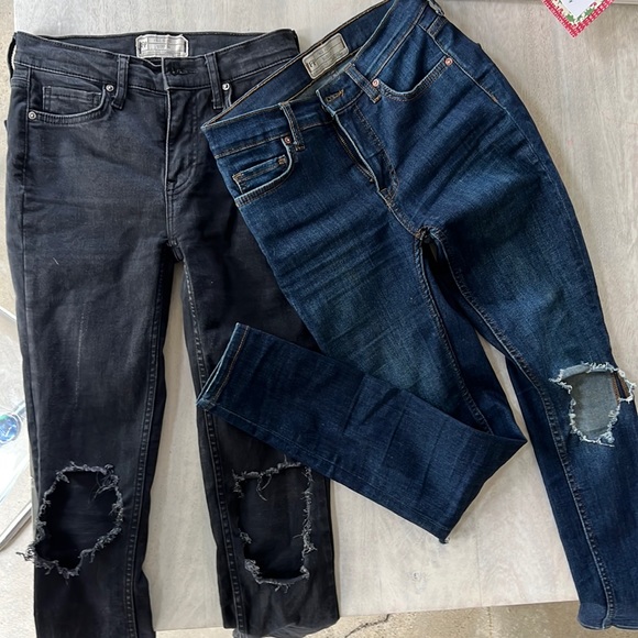 FREE PEOPLE jean bundle 🤍✨ - Picture 1 of 8